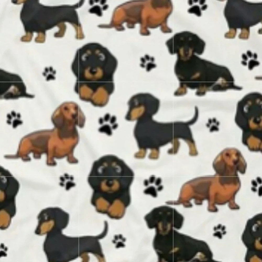 Dachshund Doxie Weiner Sausage‎ Dog Novelty Crew Tube Socks Unisex Men’s Women’s